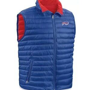 Men's NFL Apparel Buffalo Bills Puffer Vest-NWOT